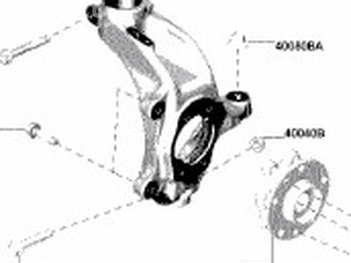 left-front-steering-knuckle-nissan-qashqai-iii-j12-2021-39721986 main image