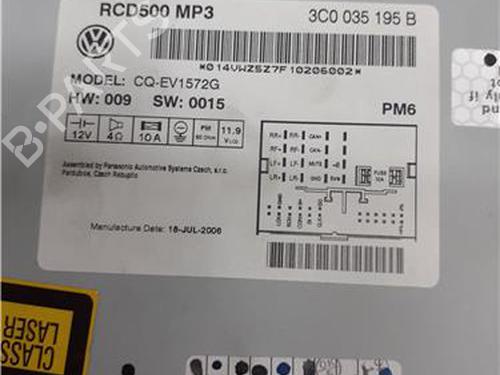 Radio VW PASSAT B6 Variant (3C5) 2.0 TDI 16V | BP38356084E6 - Image 3