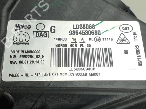 Left headlight TOYOTA PROACE Van (MDX_) 2.0 D (MDX3) | BP38400351C28 - Image 6