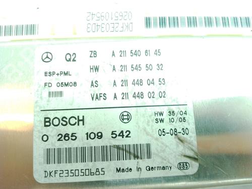Electronic module MERCEDES-BENZ E-CLASS (W211) E 350 4-matic (211.087) | BP38333822M83 - Image 4