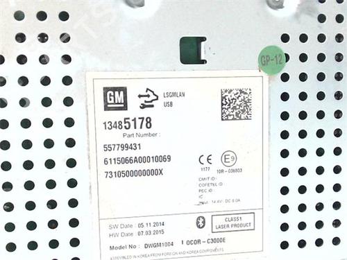 Radio OPEL CORSA E (X15) 1.3 CDTI (08, 68) | BP38374521E6 - Image 3