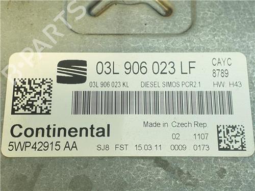 Control unit SEAT LEON (1P1) 1.6 TDI | BP38371009M11 - Image 3