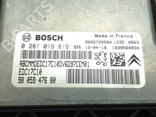 Control unit CITROËN C-ELYSEE (DD_) 1.6 HDI 92 | BP38407487M11 - Image 5