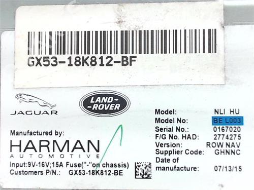 Radio JAGUAR XE (X760) 2.0 D AWD | BP38392741E6 - Image 5