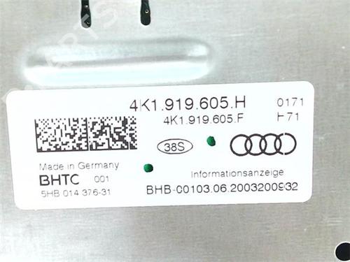 Display AUDI A6 C8 (4A2) 45 TDI Mild Hybrid quattro | BP38384120C48 - Image 6