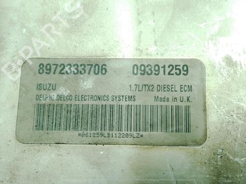 Control unit OPEL CORSA C Hatchback Van (X01) 1.7 DI 16V (F08, W5L) | BP38368611M11 - Image 6