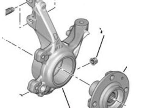 Left front steering knuckle CITROËN C4 III (BA_, BB_, BC_) BLUEHDI 110 (BBYHSA) | BP40085995M25 - Image 2