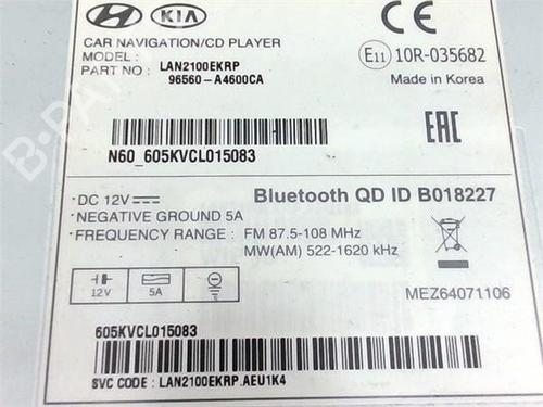 Radio KIA CARENS IV 1.7 CRDi | BP38373495E6 - Image 3
