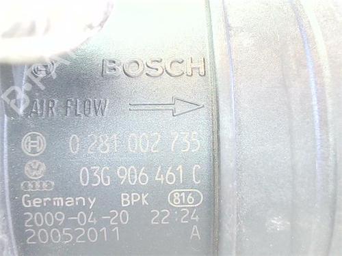 Mass air flow sensor VW EOS (1F7, 1F8) 2.0 TDI | BP38351512M95 - Image 2
