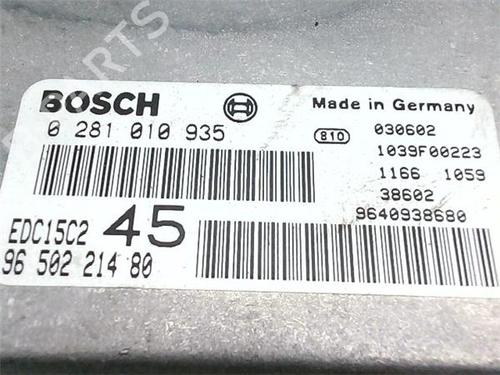 Control unit PEUGEOT 307 Break (3E) 2.0 HDI 90 | BP38351979M11 - Image 2