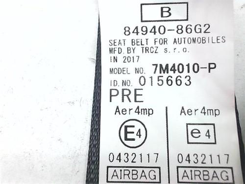 Front left seatbelt SUZUKI IGNIS II (MH) 1.5 4x4 (RM415) | BP38393266I26 - Image 6