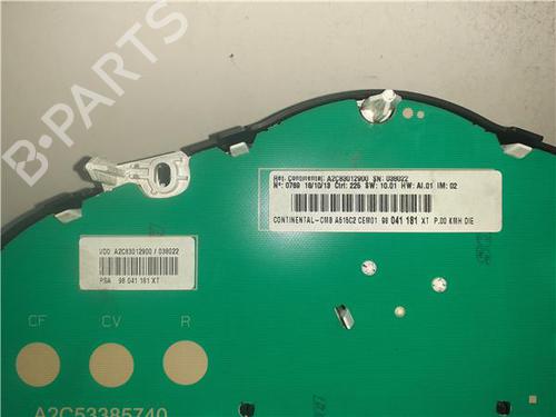 Instrument cluster CITROËN C3 II (SC_) 1.4 HDi 70 (SC8HZC, SC8HR0, SC8HP4) | BP39961870C47 - Image 3