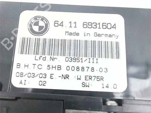 Climate control BMW 3 (E46) 320 i | BP38373278I5 - Image 3