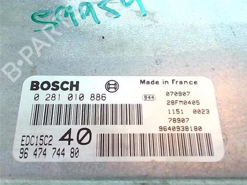 Control unit CITROËN C5 I (DC_) 2.2 HDi (DC4HXB, DC4HXE) | BP39962445M11 - Image 4