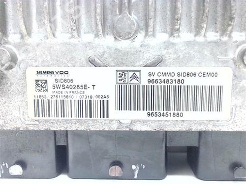 Control unit CITROËN C2 (JM_) 1.4 HDi | BP38383531M11 - Image 4