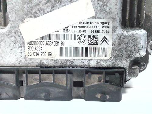 Control unit PEUGEOT 206 Saloon 1.4 HDi eco 70 | BP38381216M11 - Image 4
