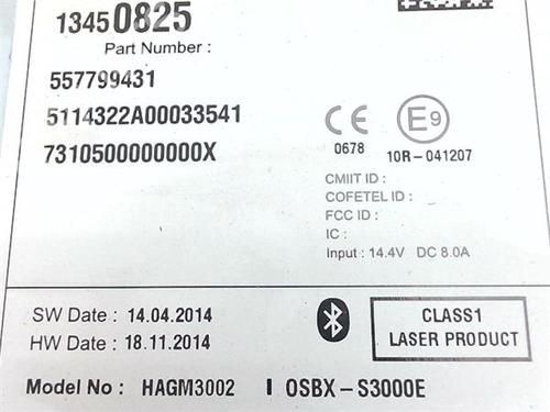 Radio OPEL ASTRA J Saloon 1.6 CDTi (69) | BP38373564E6 - Image 5