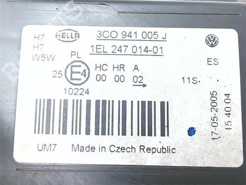 Left headlight VW PASSAT B6 (3C2) 2.0 TDI 16V | BP38387266C28 - Image 5