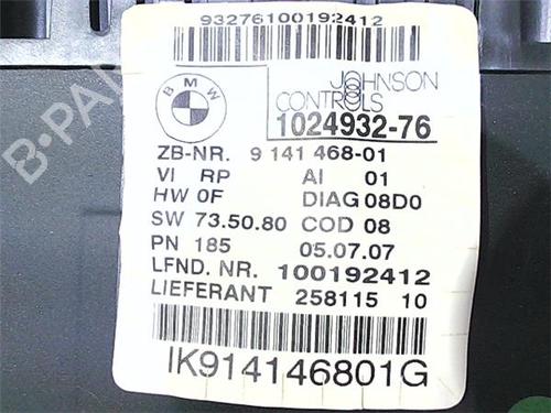 Instrument cluster BMW 1 (E81) 118 i | BP38397161C47 - Image 2