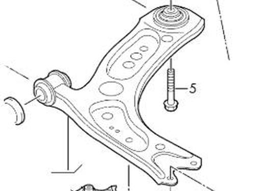 Used Right front suspension arm Right front suspension arm 38388380 38388380