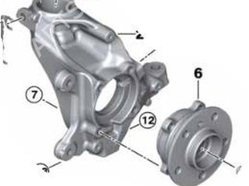 Left front steering knuckle MINI MINI (F56) One D | BP38382202M25 - Image 2