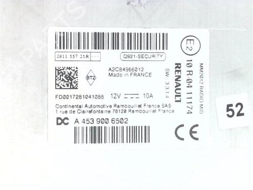Electronic module SMART FORFOUR Hatchback (453) electric drive (453.091) | BP38382843M83 - Image 3