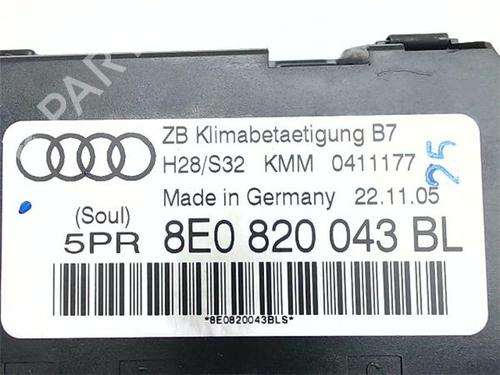 Climate control AUDI A4 B7 Avant (8ED) 2.0 TDI 16V | BP38376374I5 - Image 2