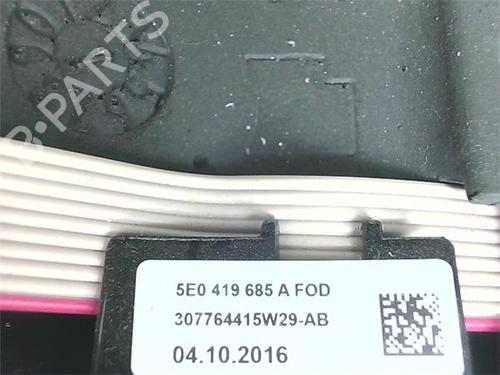 Steering wheel SKODA RAPID Spaceback (NH1) 1.2 TSI | BP38380508C49 - Image 4