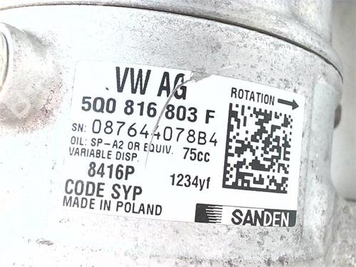 AC compressor SEAT LEON (5F1) 1.5 TGi | BP38379216M34 - Image 2