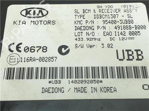 Electronic module KIA SPORTAGE III (SL) 1.7 CRDi | BP38372880M83 - Image 4