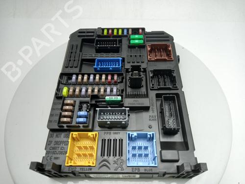 Used Fuse box Fuse box CITROËN JUMPY III Van (V_) 1.5 BlueHDi 100 (102 hp) 40333826 40333826