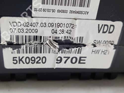 Instrument cluster VW GOLF VI (5K1) 2.0 TDI | BP40335576C47 - Image 6