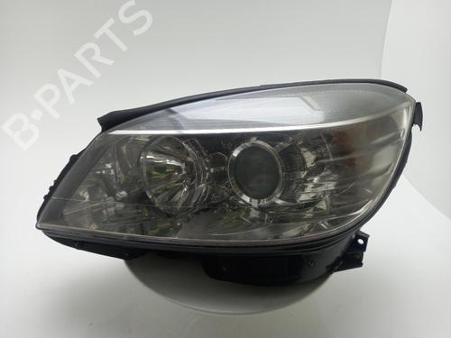 Used Left headlight Left headlight MERCEDES-BENZ C-CLASS (W204) C 200 CDI (204.007, 204.006) (136 hp) 40329035 40329035
