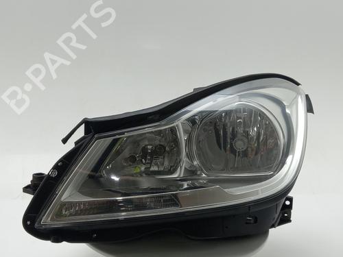 Used Left headlight Left headlight MERCEDES-BENZ C-CLASS (W204) C 200 CDI (204.001) (136 hp) 40487036 40487036