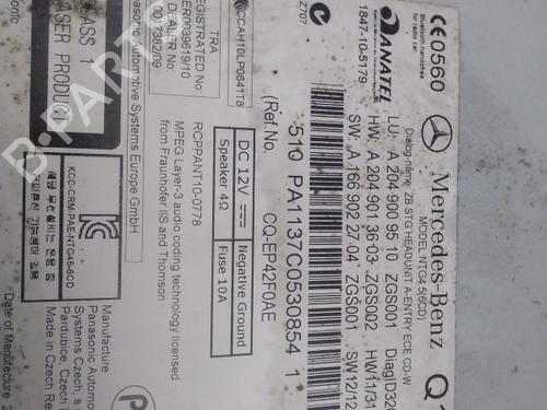 Used Electronic module Electronic module MERCEDES-BENZ C-CLASS Coupe (C204) C 220 CDI (204.302) (170 hp) 40346605 40346605