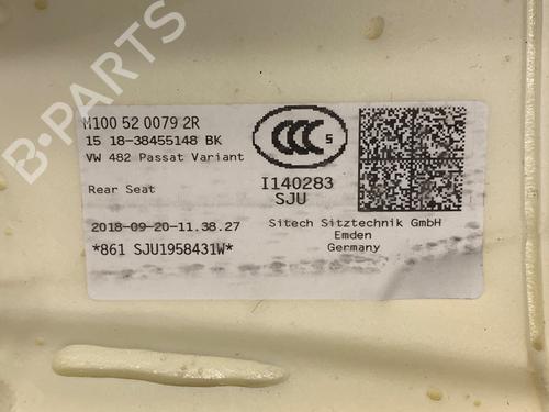 Rear seat (2nd row) VW PASSAT B8 (3G2, CB2) 2.0 TDI | BP39348988I23 - Image 7