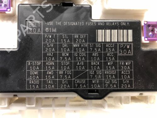 Fuse box SUZUKI SX4 S-Cross (JY) 1.6 AllGrip (AKK 416) | BP39279952E1 - Image 4
