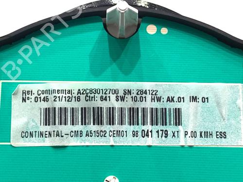Instrument cluster CITROËN C3 II (SC_) 1.2 THP 110 | BP39349557C47 - Image 10
