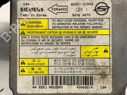 Electronic sensor SSANGYONG ACTYON I 2.0 Xdi | BP39292554M84 - Image 4