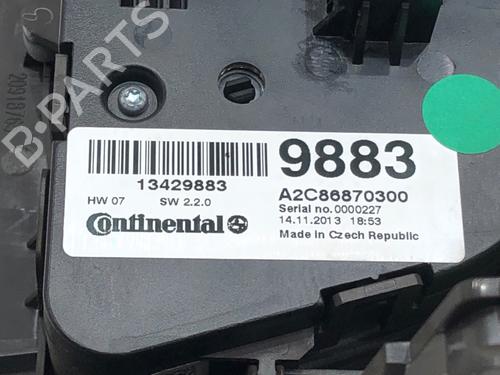 Climate control OPEL ZAFIRA TOURER C (P12) 2.0 CDTi (75) | BP39288357I5 - Image 5