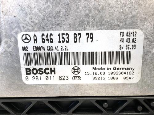 Engine control unit (ECU) MERCEDES-BENZ E-CLASS (W211) E 220 CDI (211.006) | BP39292776M57 - Image 3