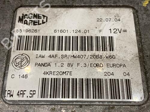 Engine control unit (ECU) FIAT PANDA (169_) 1.2 (169.AXB11, 169.AXB1A) | BP39295818M57 - Image 4