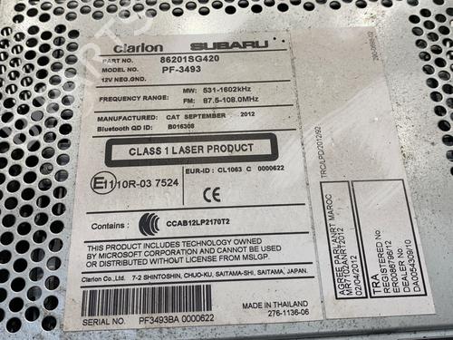 Radio SUBARU FORESTER (SJ_) 2.0 D AWD (SJD) | BP39363023E6 - Image 4