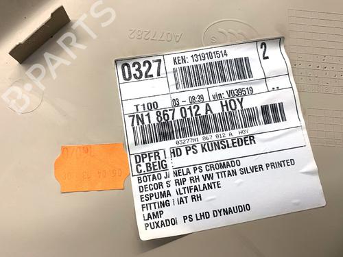 Front right panel VW SHARAN (7N1, 7N2) 2.0 TDI | BP39320618C59 - Image 5