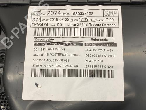 Rear right panel SEAT LEON ST (5F8) 2.0 Cupra 4Drive | BP39301297C61 - Image 6