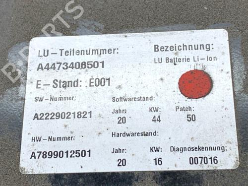 Battery MERCEDES-BENZ SPRINTER 3,5-t Van (B907, B910) eSPRINTER (910.633) | BP40489998E11  - Image 10