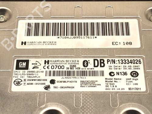 Electronic module OPEL INSIGNIA A (G09) 2.0 CDTI (68) | BP39287710M83 - Image 3
