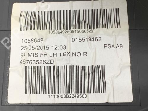 Front left panel PEUGEOT 208 I (CA_, CC_) 1.2 VTI 82 | BP39357700C58 - Image 5