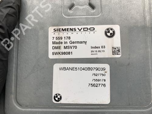 Engine control unit (ECU) BMW 5 (E60) 525 i | BP39628380M57 - Image 4