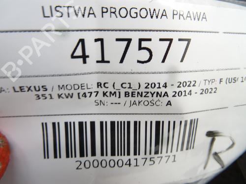 Højre sidekjole LEXUS RC (_C1_) F (USC10_, USC10R) | BP39268943C114 - Image 9